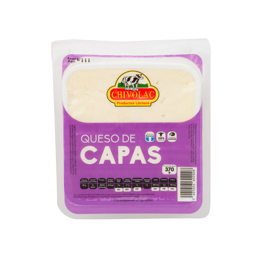 Queso Capas Chivolac