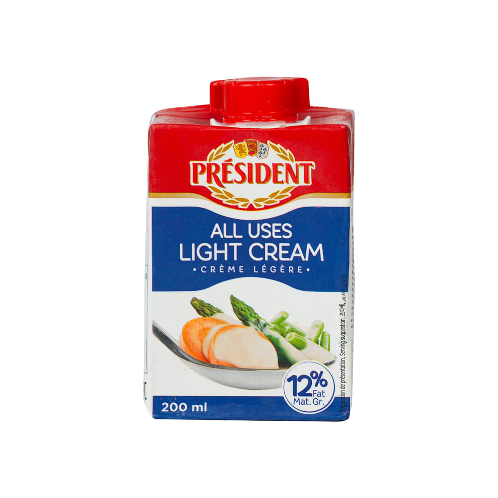 Crema Light Para Cocinar Presidente