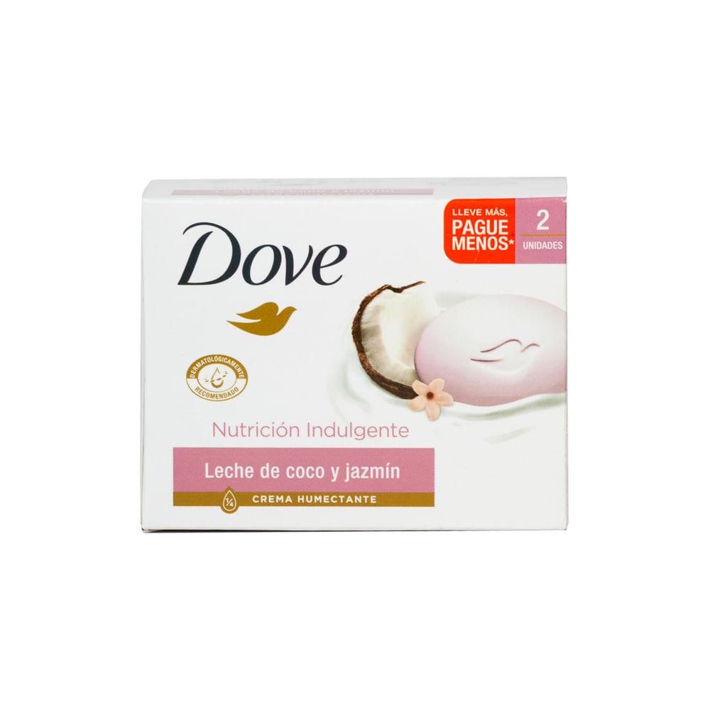 Jabón Pastilla Coco Jazmín Dove 2 Pack