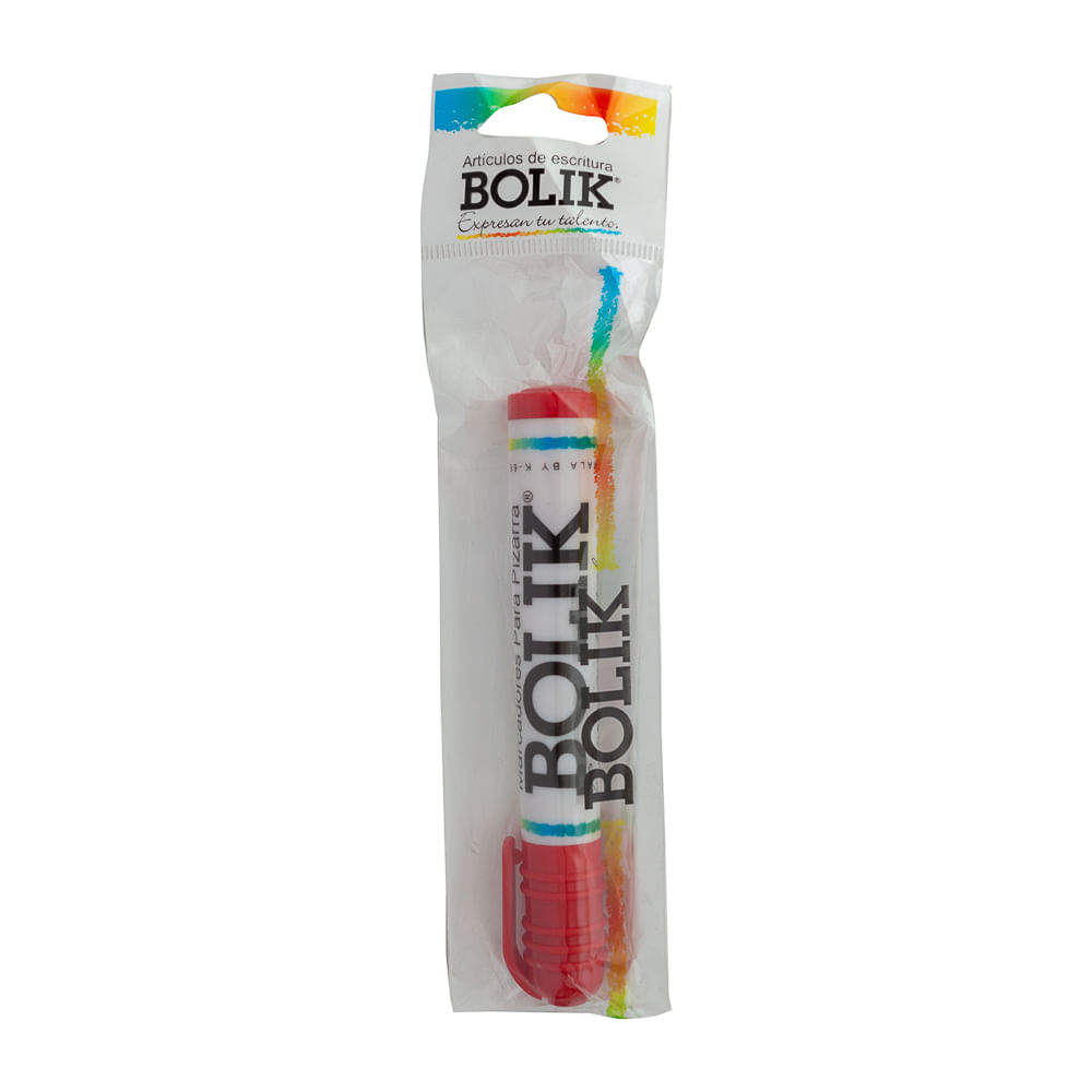 Marcador Para Pizarra Rojo Bolik