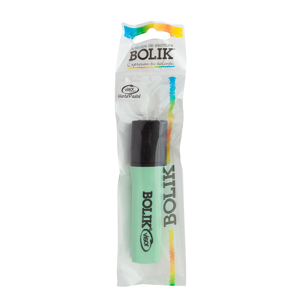 Resaltador Pastel Menta Bolik