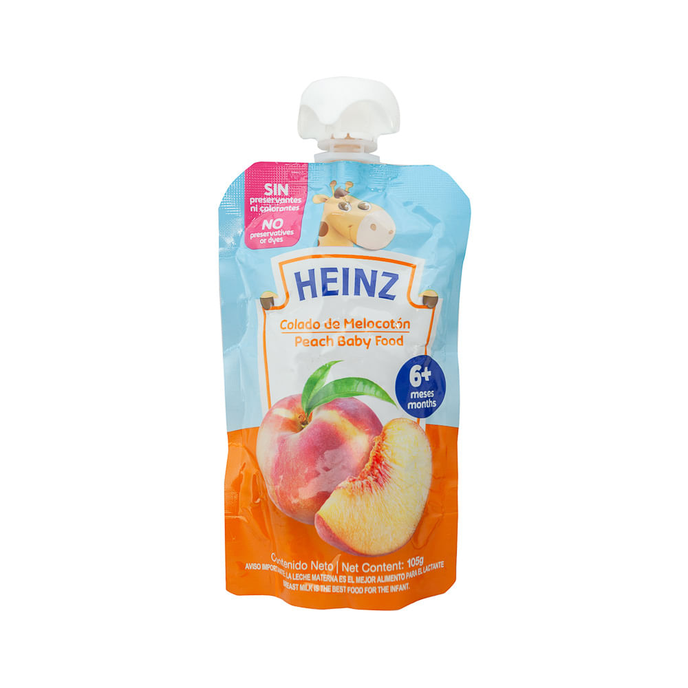 Compota Melocotón Heinz Pouch
