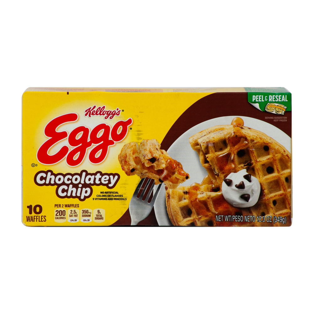 Waffles Chocolatey Chip Kelloggs Eggo