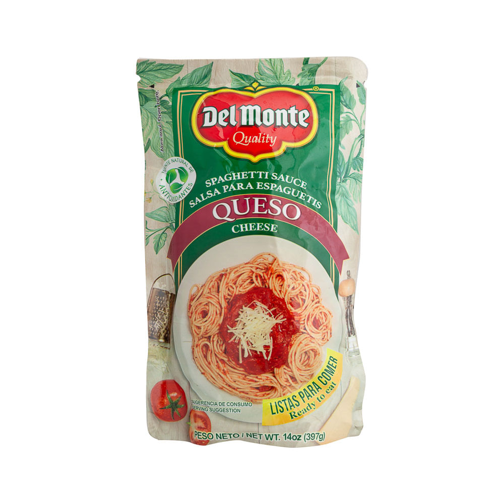 Salsita Tomate Espagueti Queso Del Monte