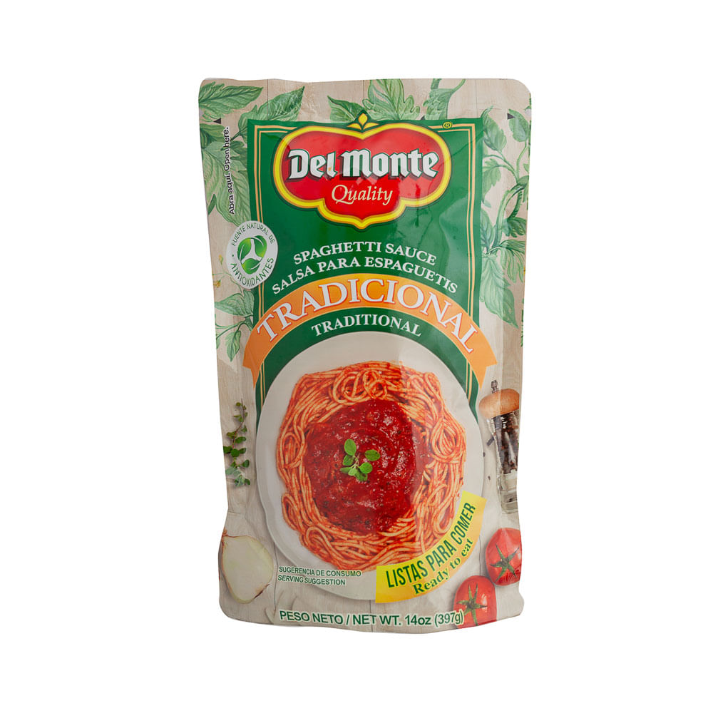 Salsita Tomate Espagueti Tradicional Del Monte