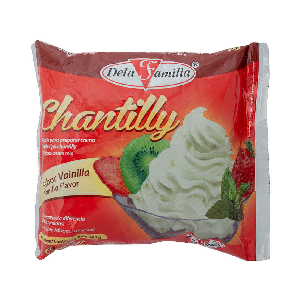 Mezcla Para Chantlly Vainilla De La Familia