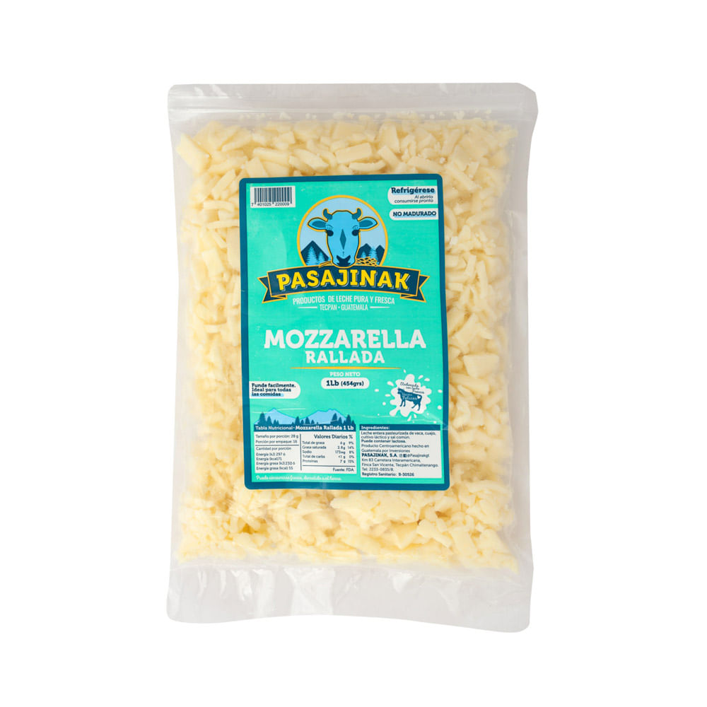 Queso Mozzarella Rallado Pasajinak
