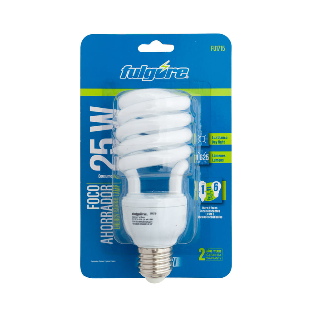 Foco Ahorrador 25W Fulgore