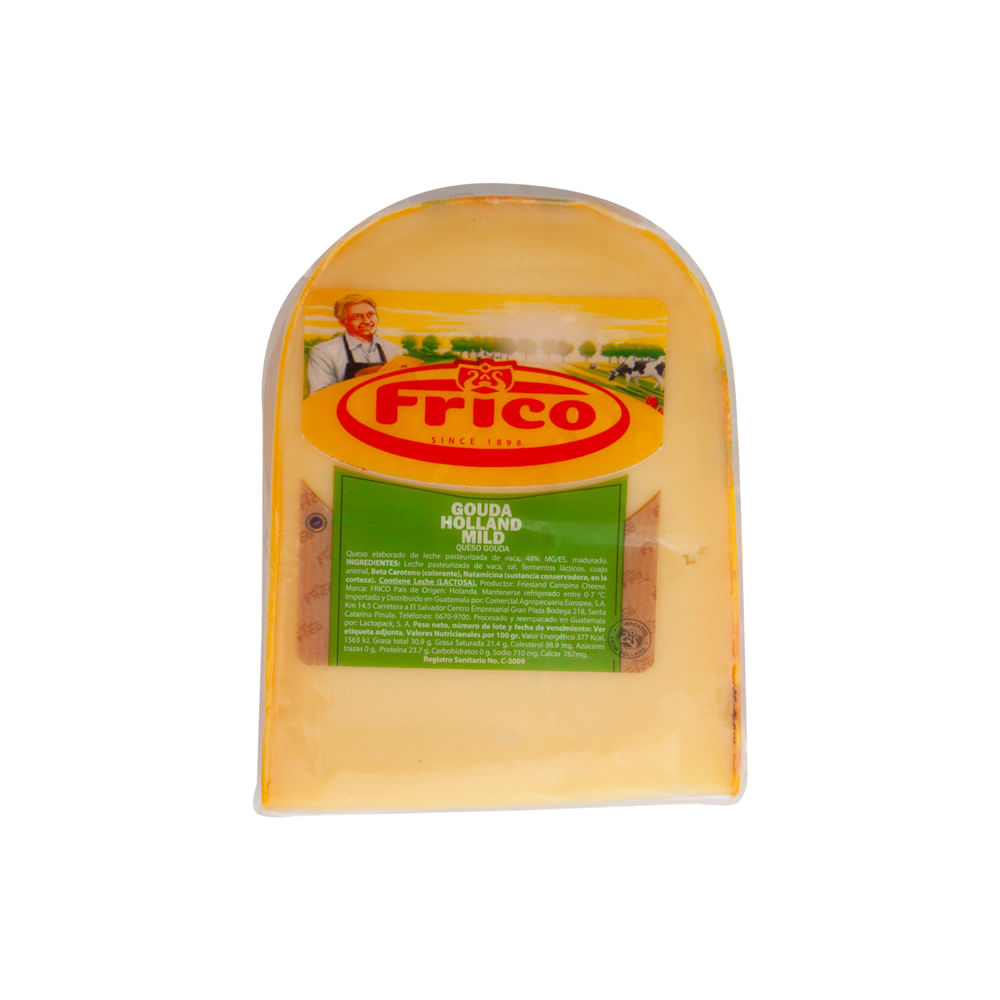 Queso Gouda Holland Mild Frico 0.60Lb. Aprox.