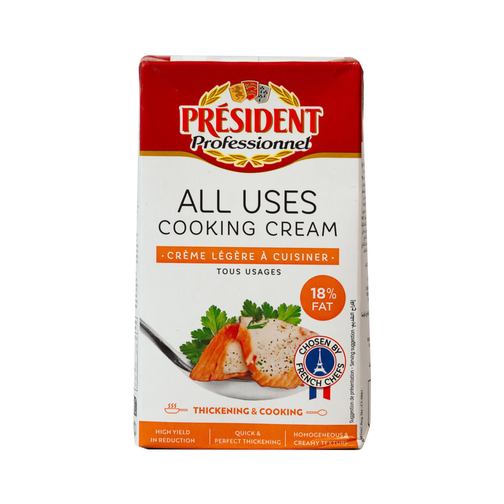 Crema Para Cocinar Presidente Tetra