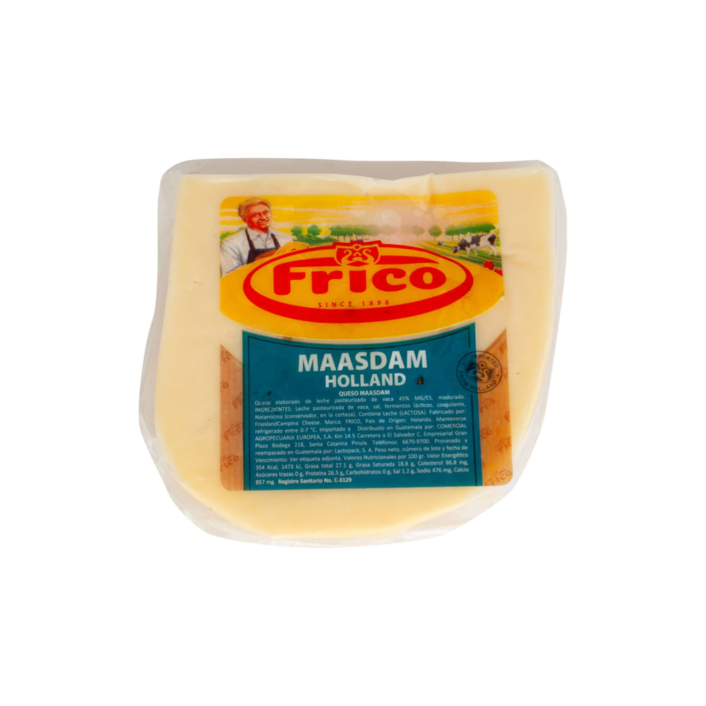 Queso Maasdam Frico 0.60Lb. Aprox.