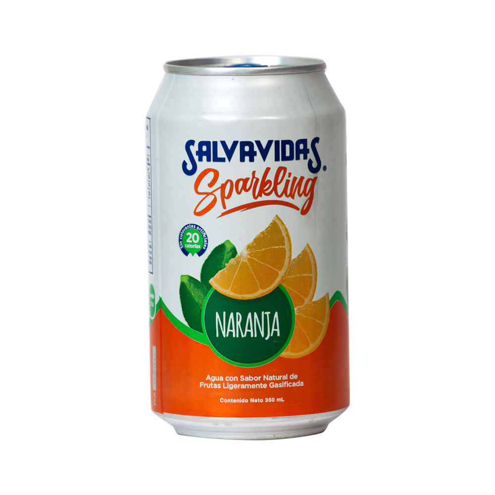 Salvavidas Sparkling Naranja Lata