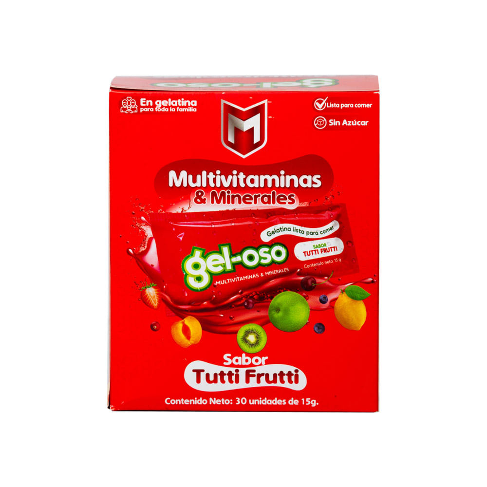 Multivitamínico Tutti Frutti Gel Oso
