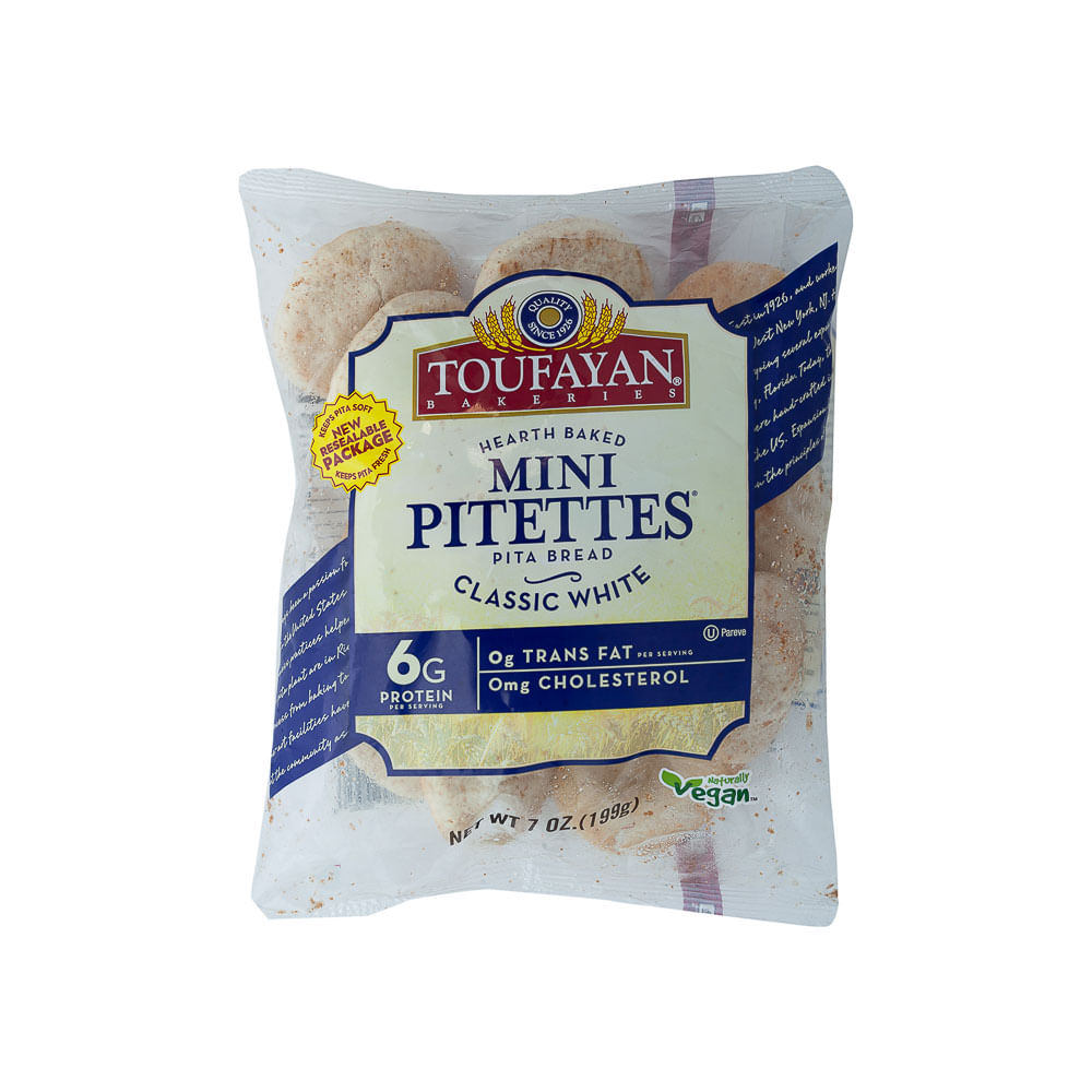 Mini Pan Pita Blanco Classic Toufayan