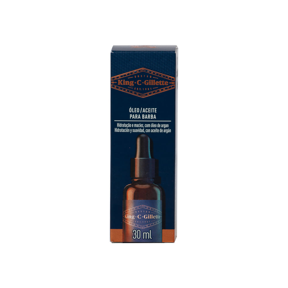 Aceite Para Barba Con Argán King C Gillette