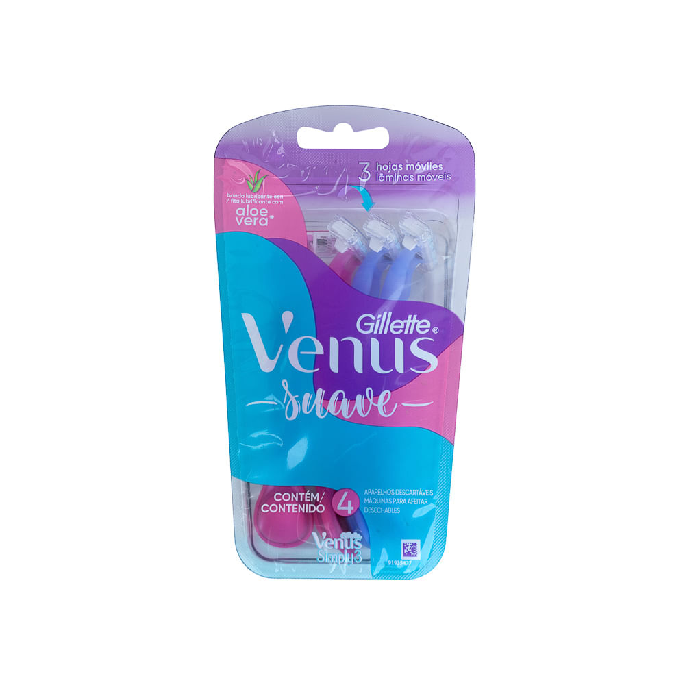 Rasuradora Suave 3 Gillette Venus