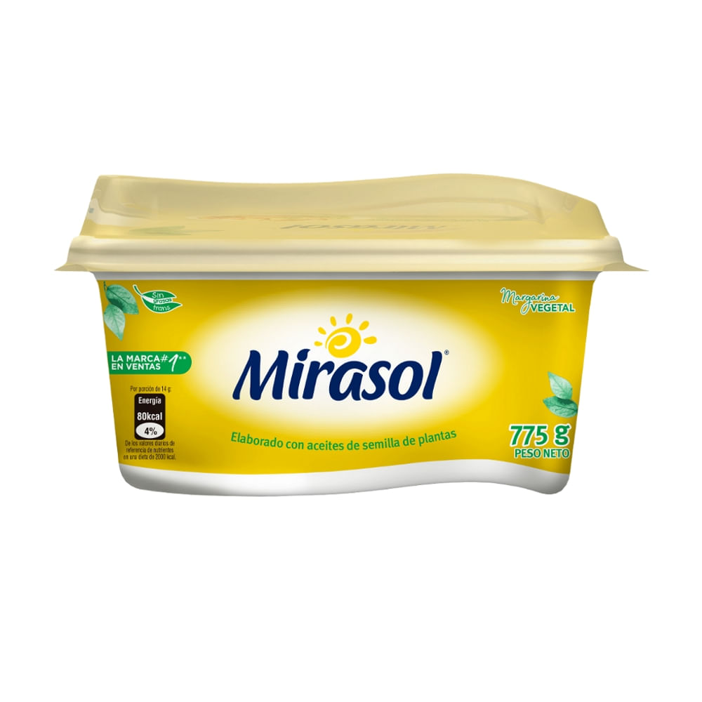 Margarina Vegetal Mirasol Tarro