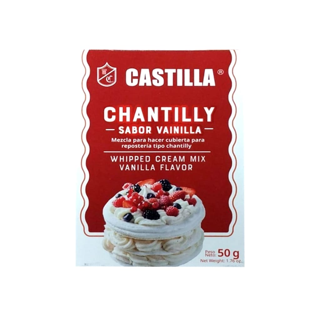 Mezcla Chantilly Vainilla Castilla