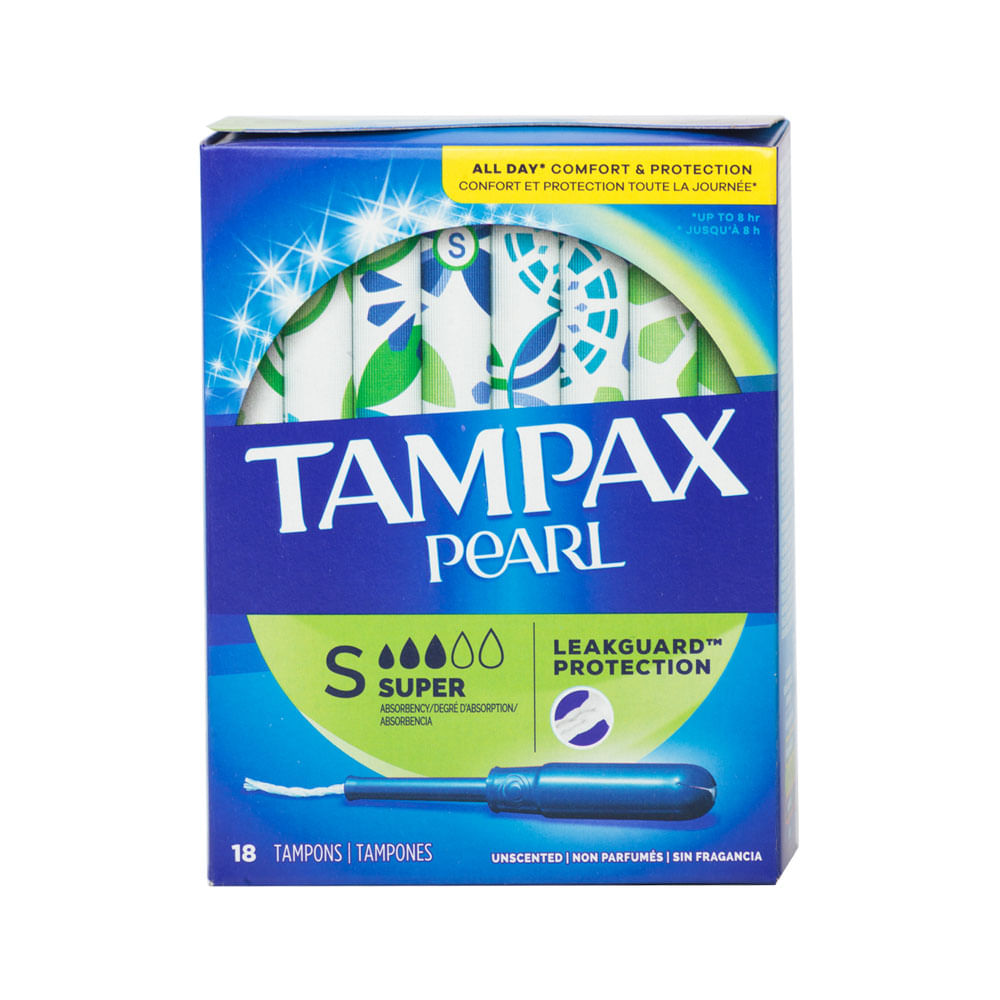 Tampones Super Pearl Tampax