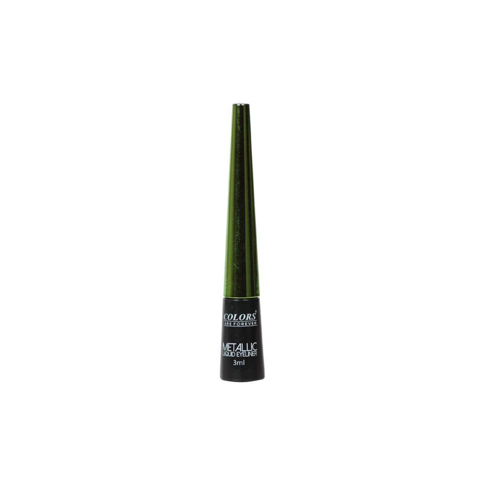 Delineador Pestañas Metallic Verde Colors