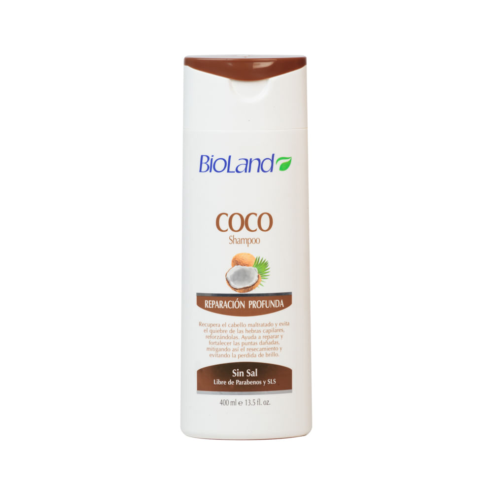 Shampoo Coco Hidratación Sin Sal Bioland