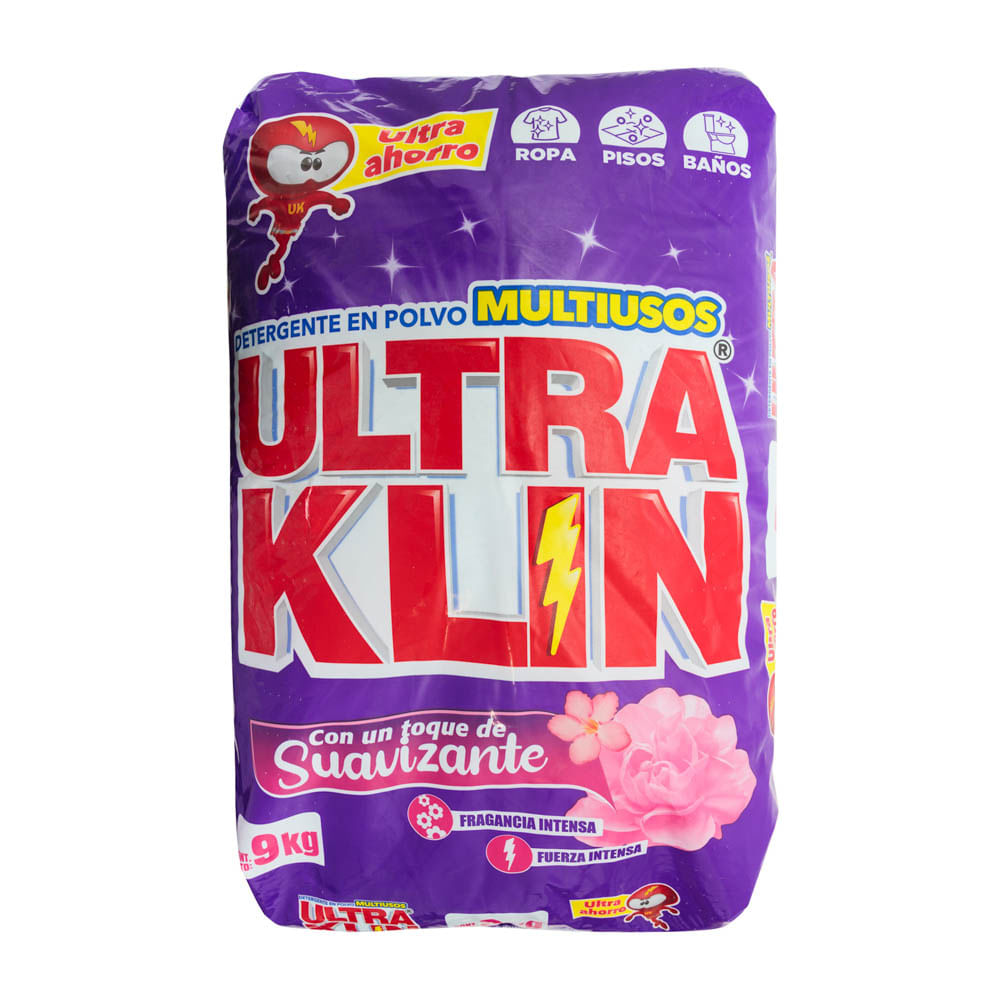 Detergente Polvo Fuerza Intensa Suavizante Ultraklin
