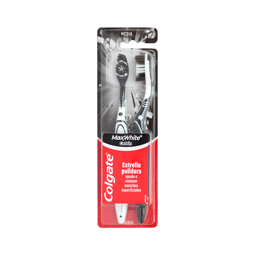 Cepillo Max White Carbón Colgate