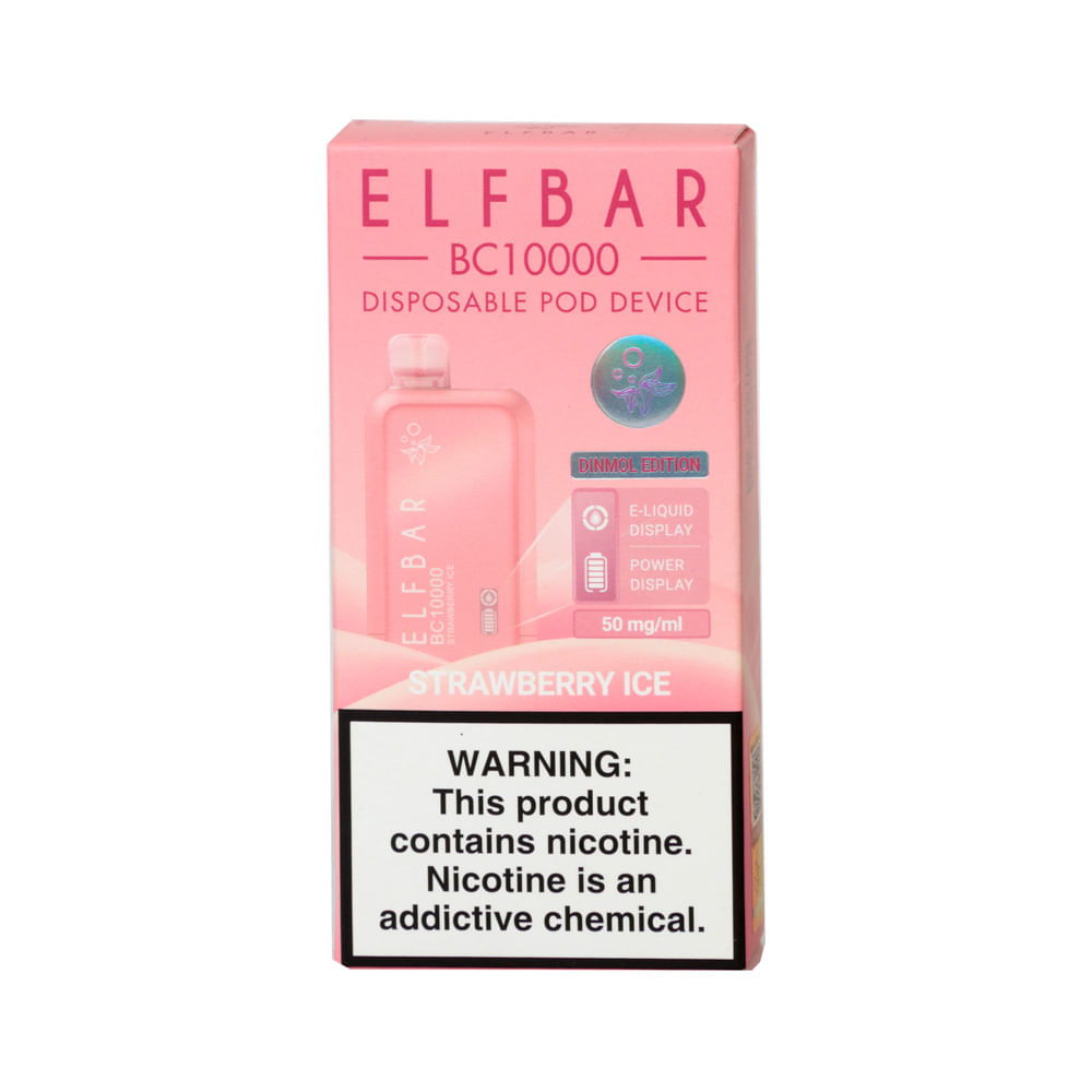Vaporizador Strawberry Ice Elf Bar 10000 Puff