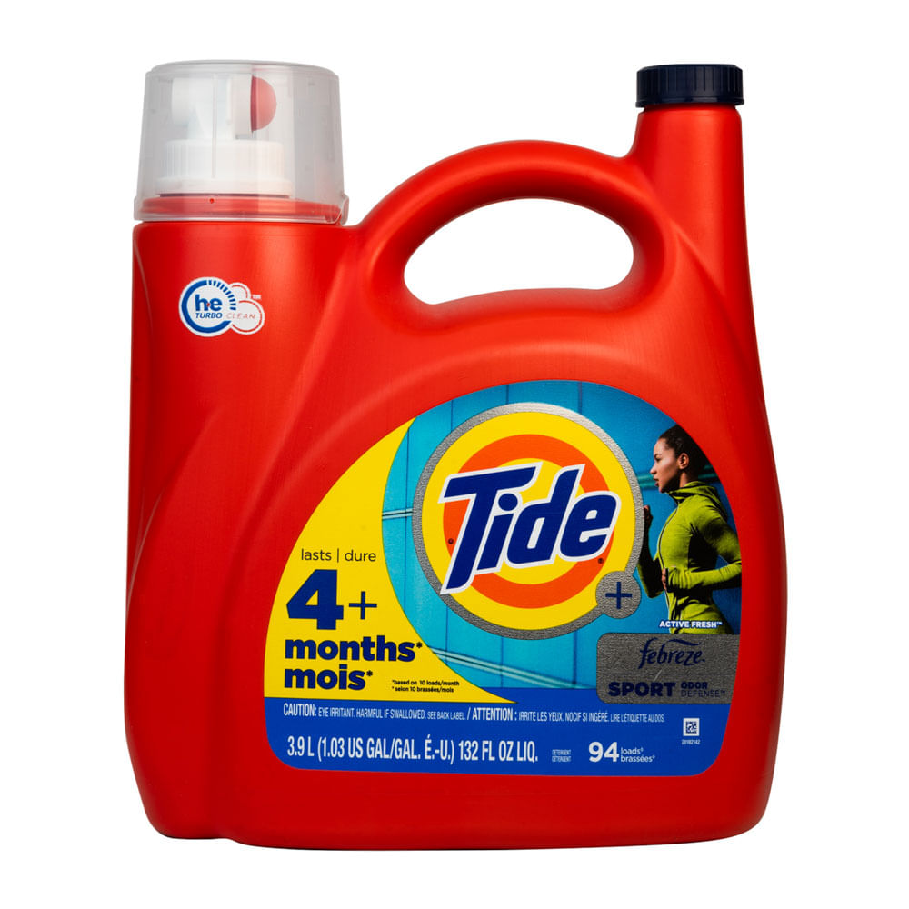 Detergente Líquido Febreze Sport Tide