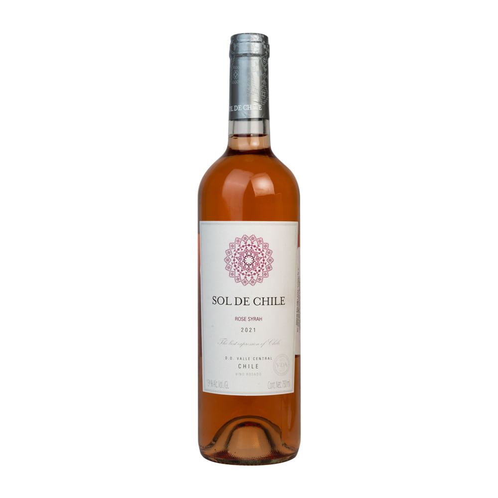 Vino Rose Syrah Sol De Chile