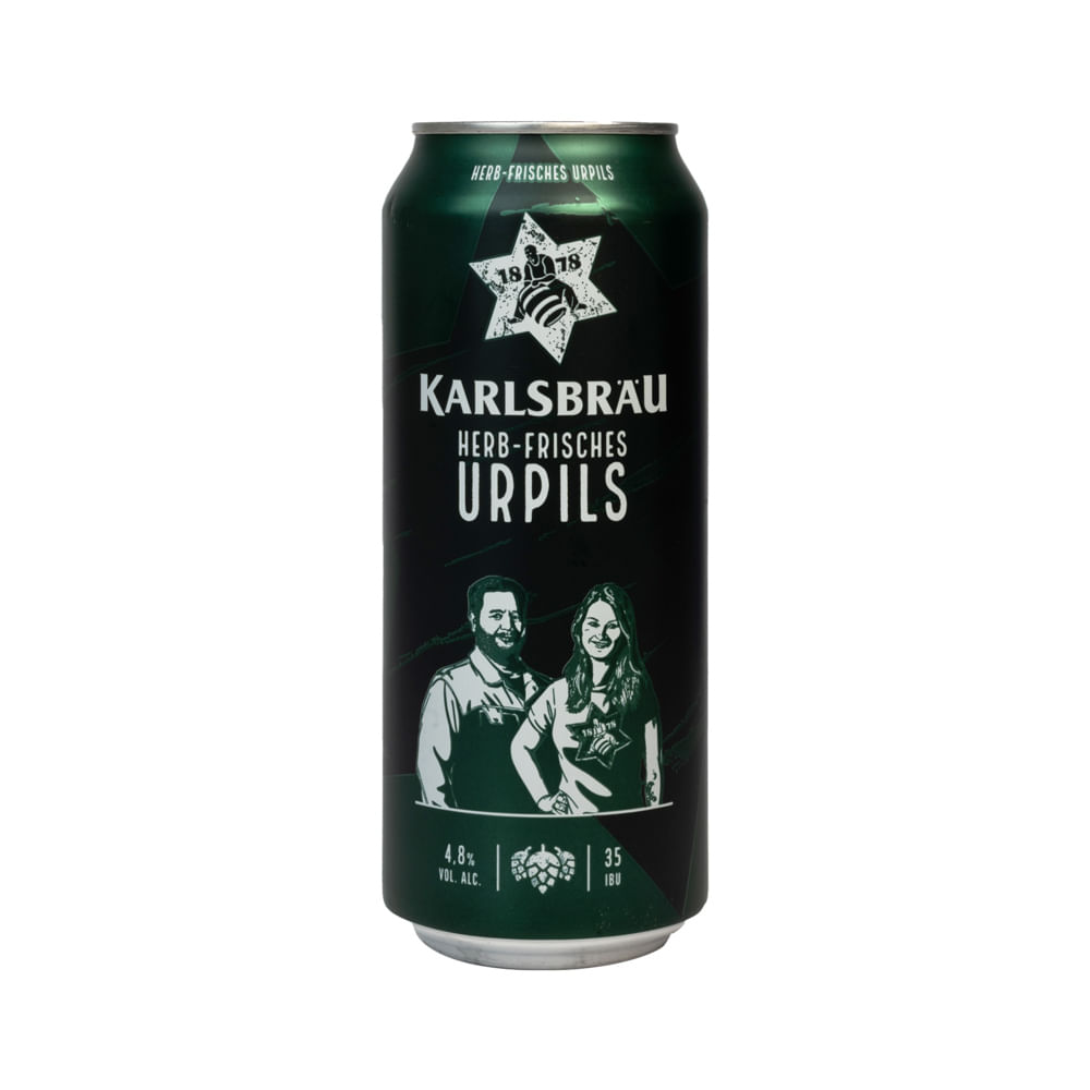 Karlsbrau Her Frisches Urpils Lata