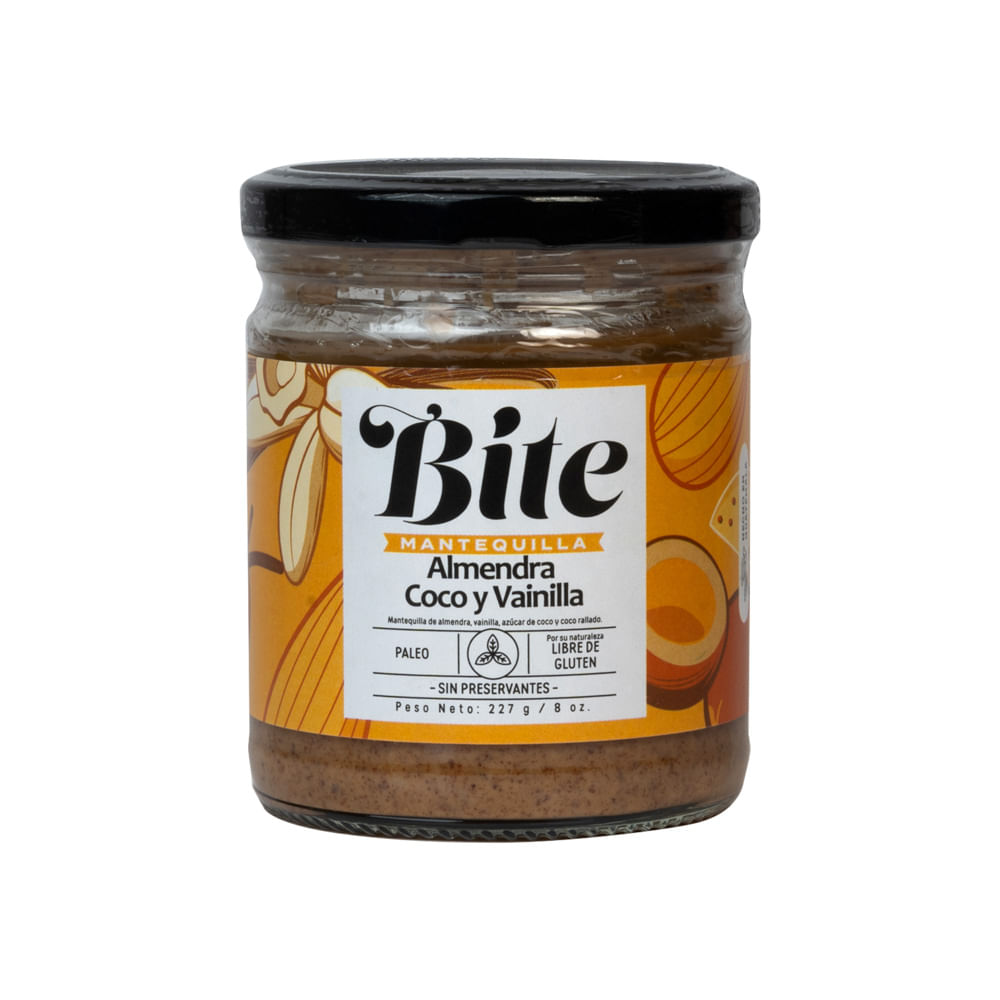 Mantequilla Almendra Coco Vainilla Bite