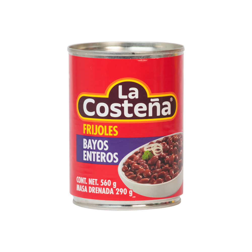 Frijoles Enteros Bayos La Costeña Lata