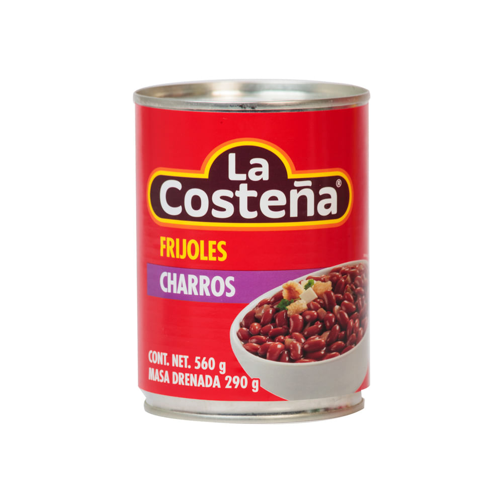 Frijoles Enteros Charros La Costeña Lata