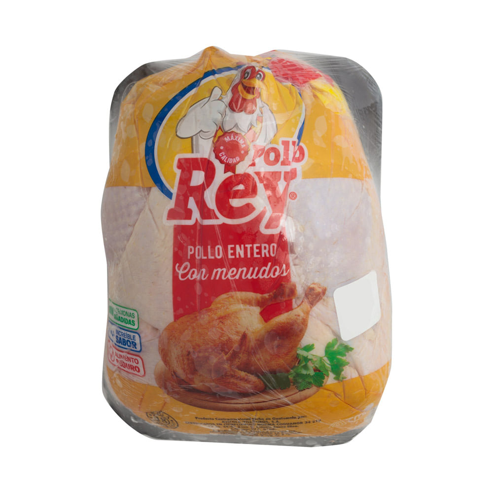 Pollo Rey Entero Menudos 5Lb Aprox Bandeja