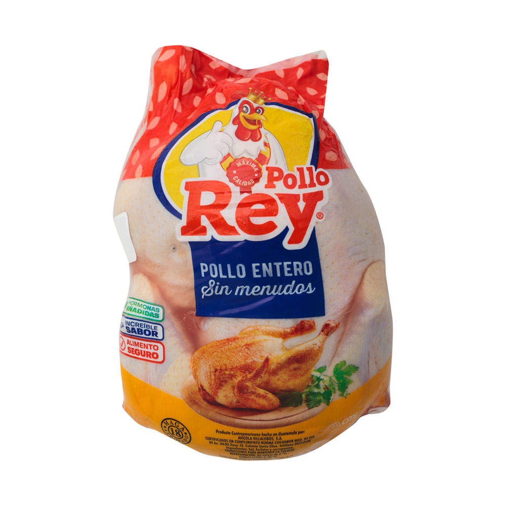 Pollo Rey Entero Sin Menudos 5Lb Aprox.