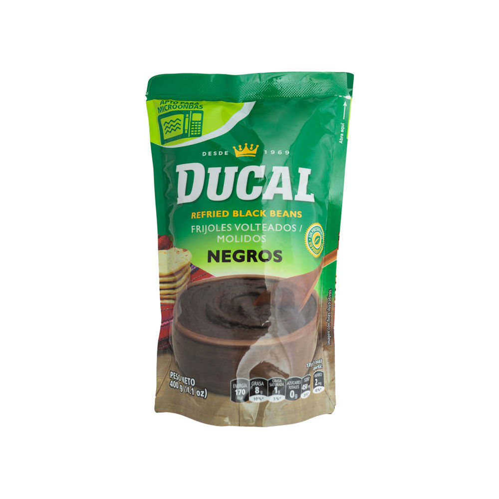 Frijoles Volteados Negros Ducal Doypack