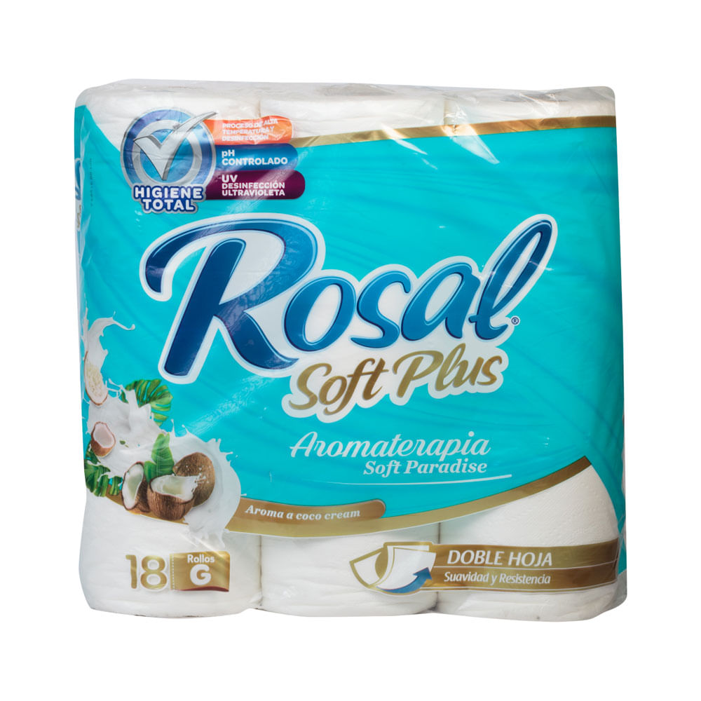 Papel Higiénico Doble Hoja G Soft Plus Rosal