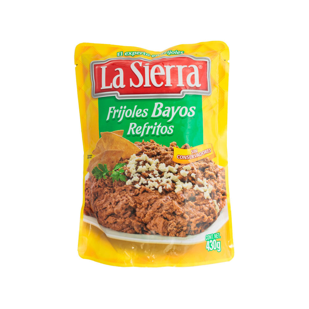 Frijoles Volteados Bayos Refritos La Sierra Doypack