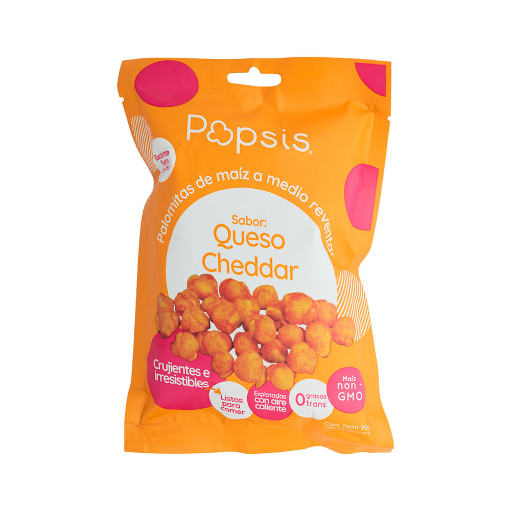 Maíz Queso Cheddar Popsis