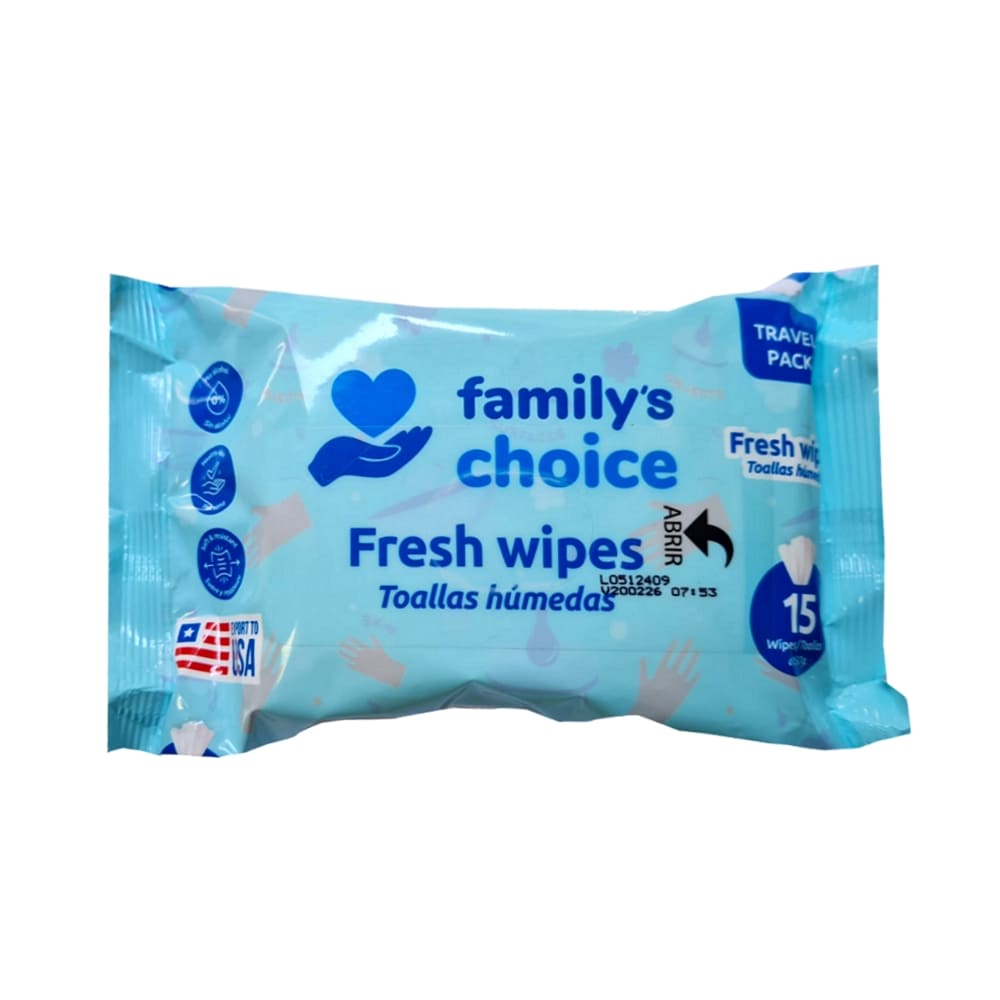 Toallas Húmedas Familys Choice De Bolsillo