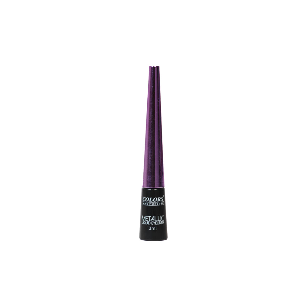 Delineador Metallic Morado Colors