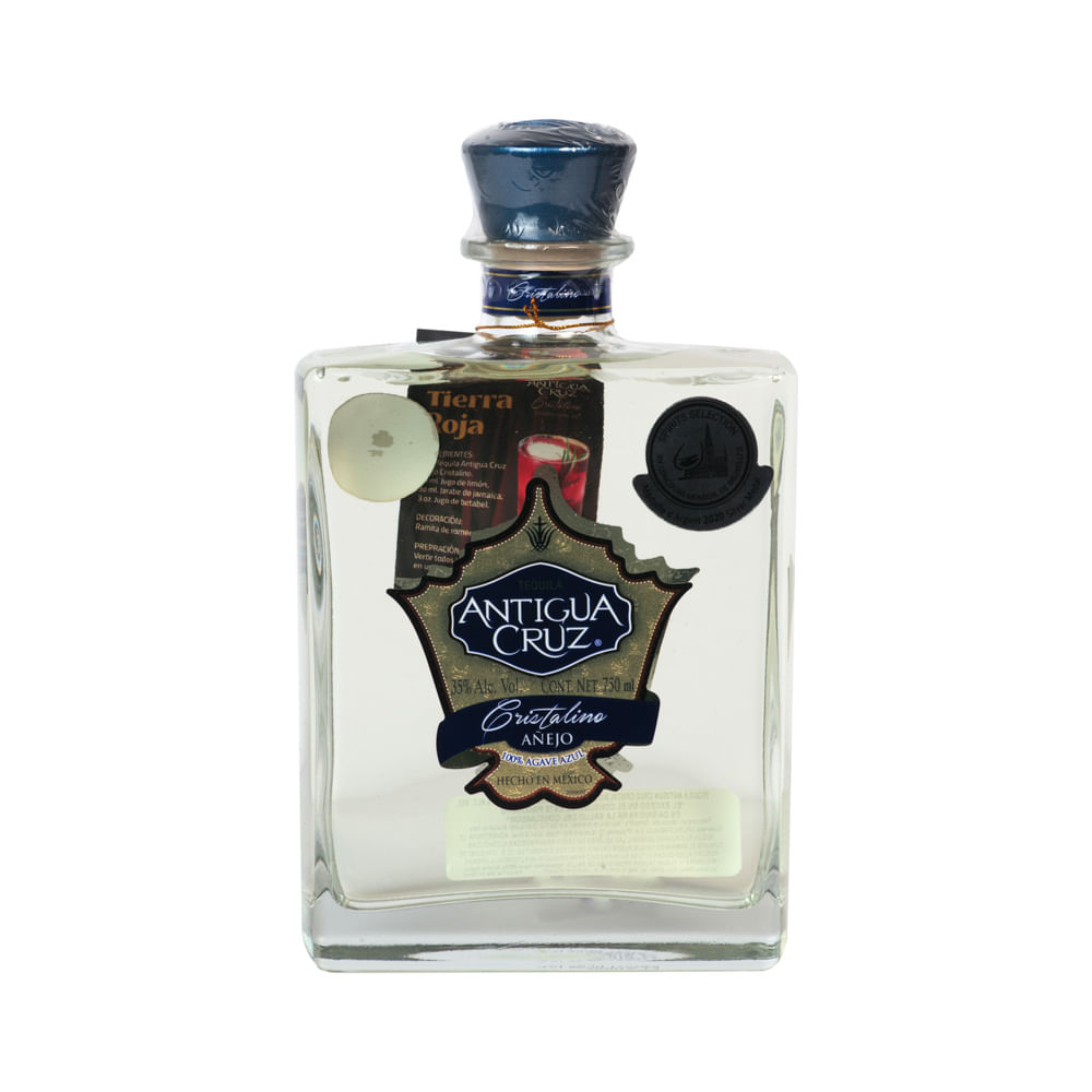 Tequila Añejo Cristalino Antigua Cruz