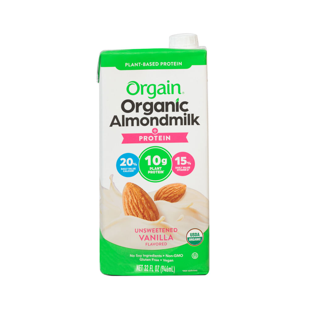Bebida De Almendra Proteína Vainilla Sin Azúcar Orgánico