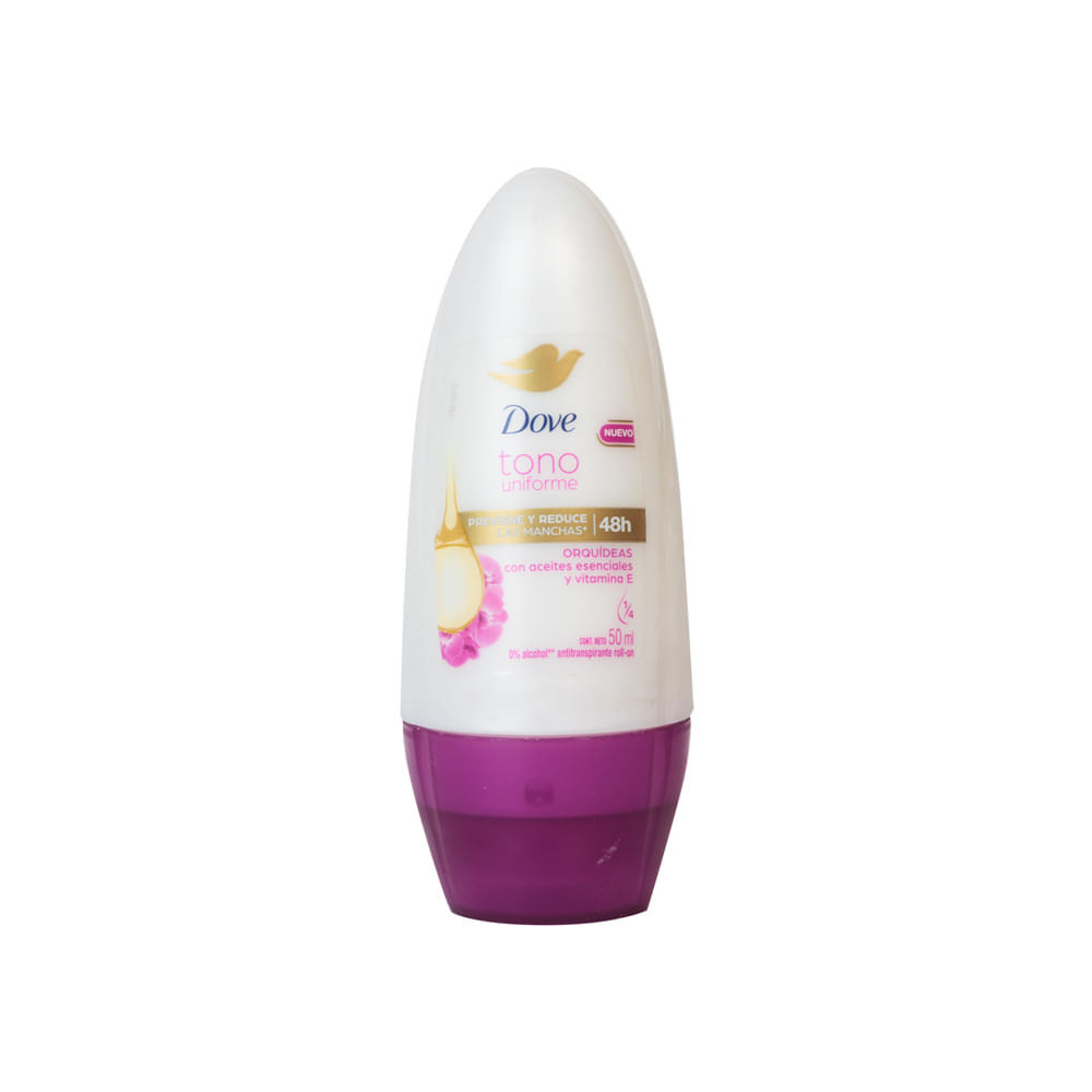 Desodorante Mujer Orquídea Tono Uniforme Dove Roll On
