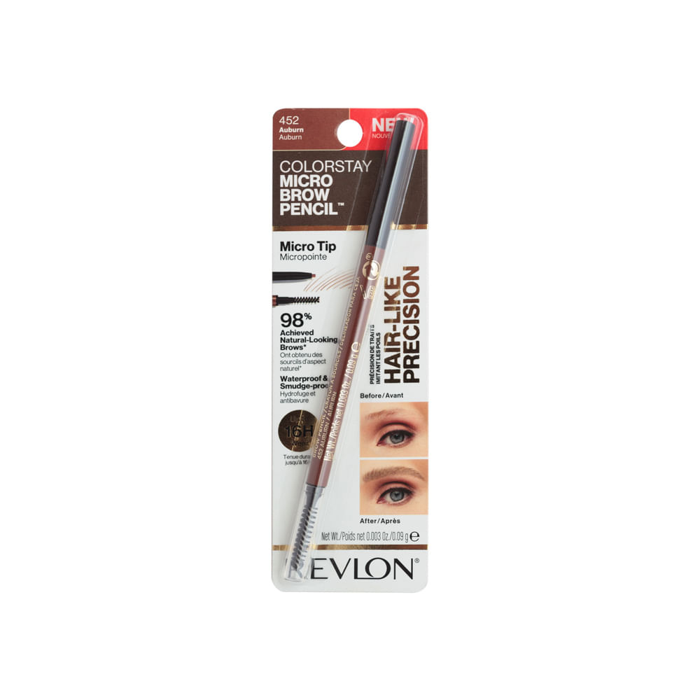 Lápiz Retráctil Para Cejas Colorstay Auburn No.452 Revlon