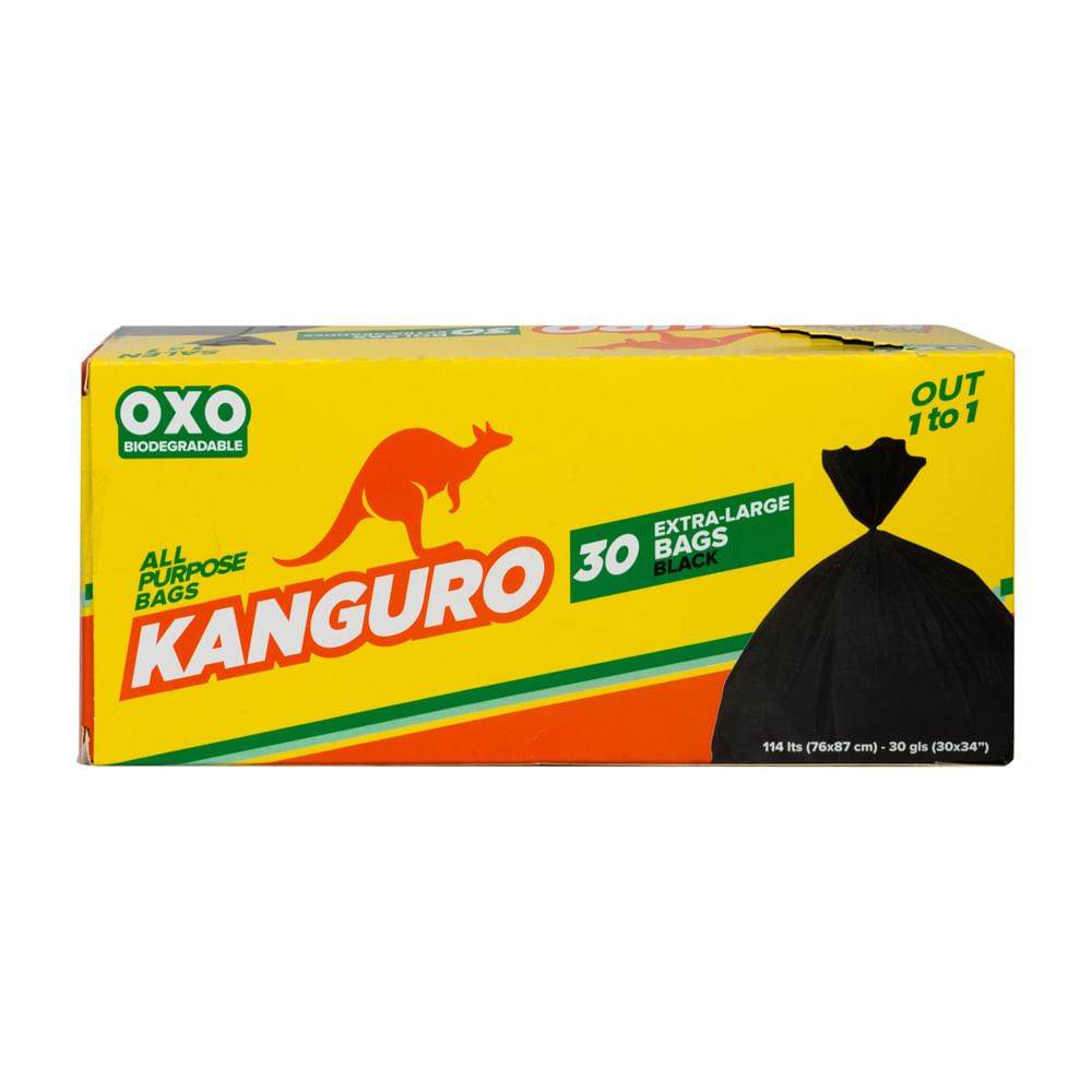 Bolsa Extra Grande Negra Kanguro