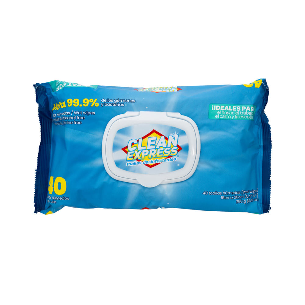 Toallas Desinfectantes Clean Express