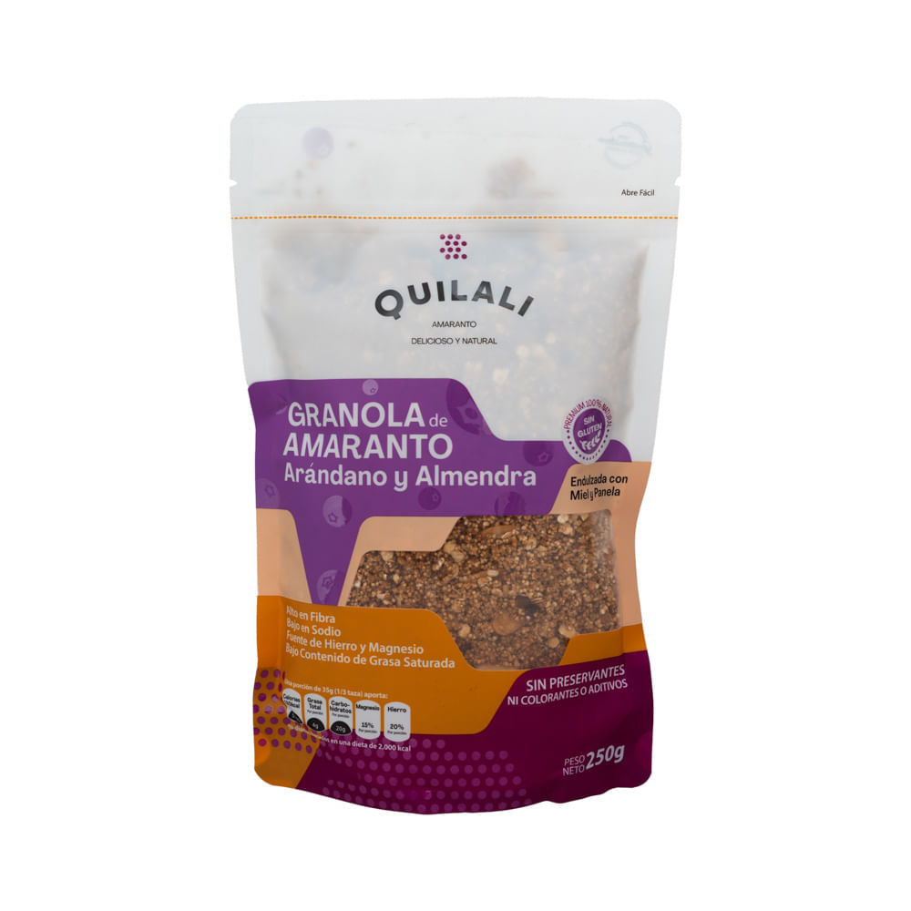 Granola Quilali Arándano Almendra