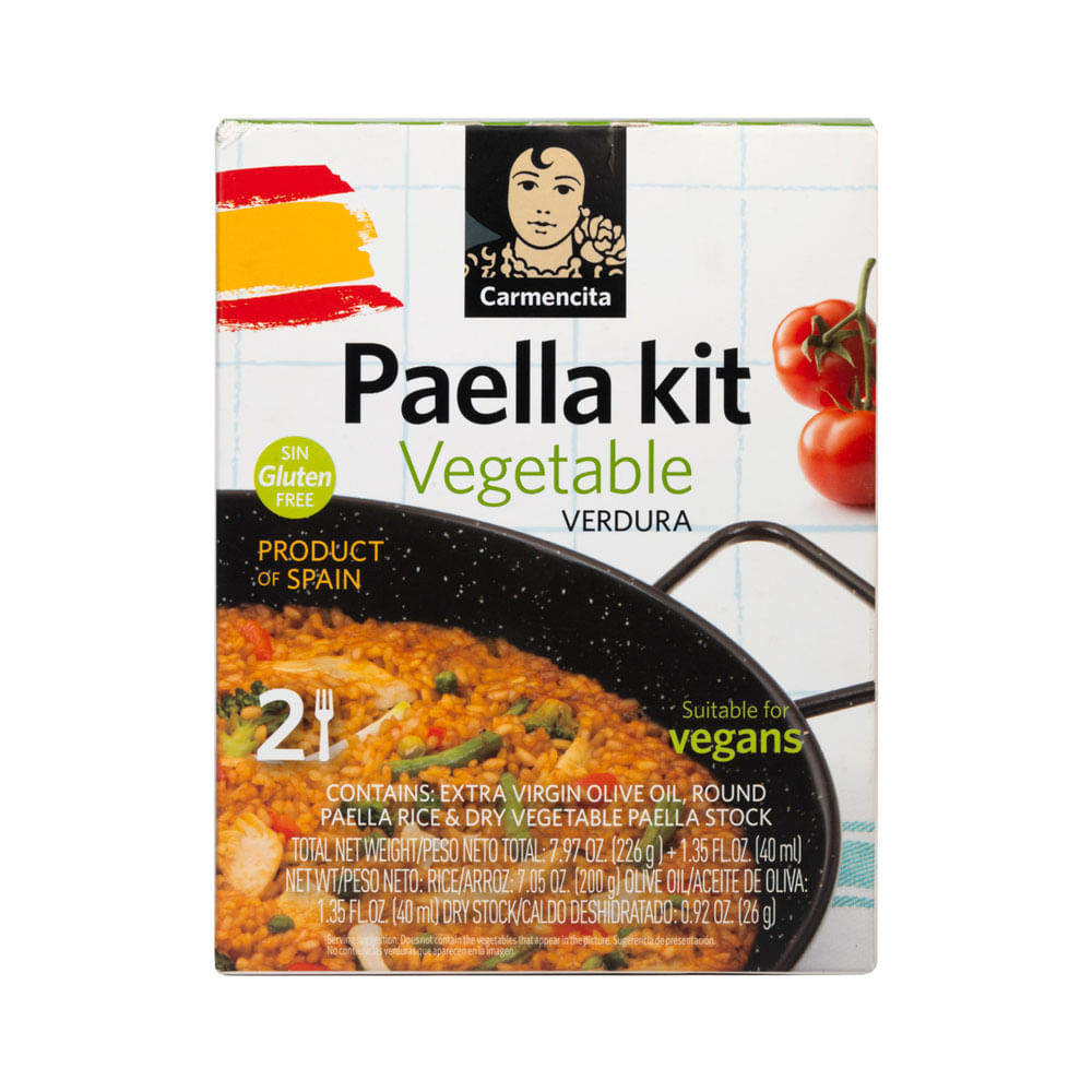 Paella Kit Verduras Carmencita